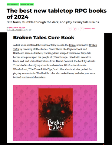 Broken Tales (RPG Book + PDF) Hardcover (ONLINE ORDER ONLY)
