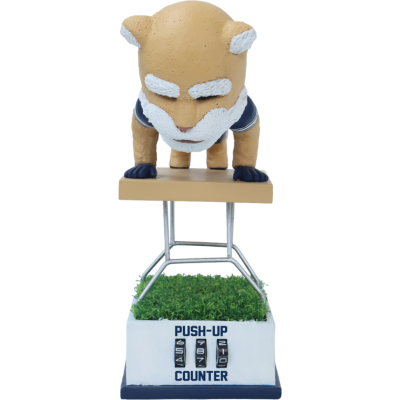 Cosmo the Cougar BYU Cougars Mascot Push-Up Counter Bobblehead (ONLINE ORDER ONLY)