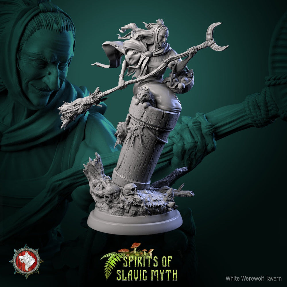 Baba Yaga – Slavic Spirit Female Miniature & Bust (ONLINE ORDER ONLY)