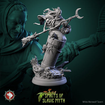 Baba Yaga – Slavic Spirit Female Miniature & Bust (ONLINE ORDER ONLY)
