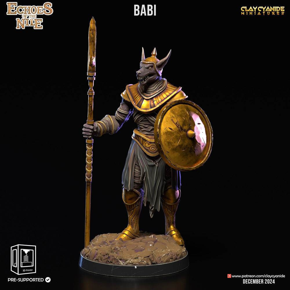 3D Printed Clay Cyanide Echoes of the Nile 28 32 mm D&D (Online Only)