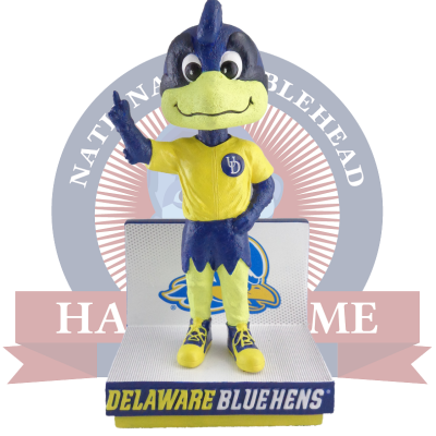 Baby Blue Delaware Blue Hens Mascot Bobblehead (ONLINE ORDER ONLY)