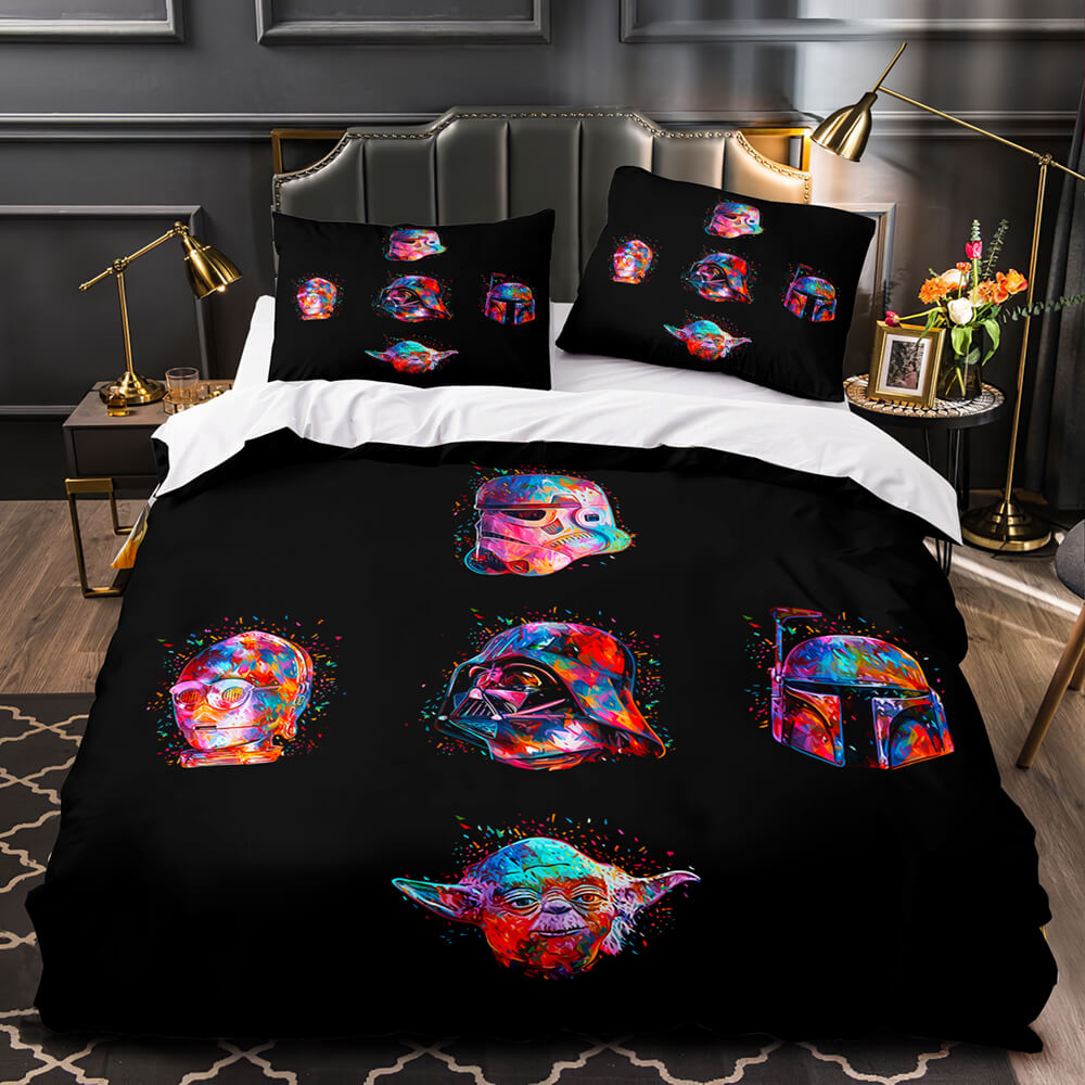 Master Yoda Print Bedding Set Quilt Duvet Covers (Online Order Only)