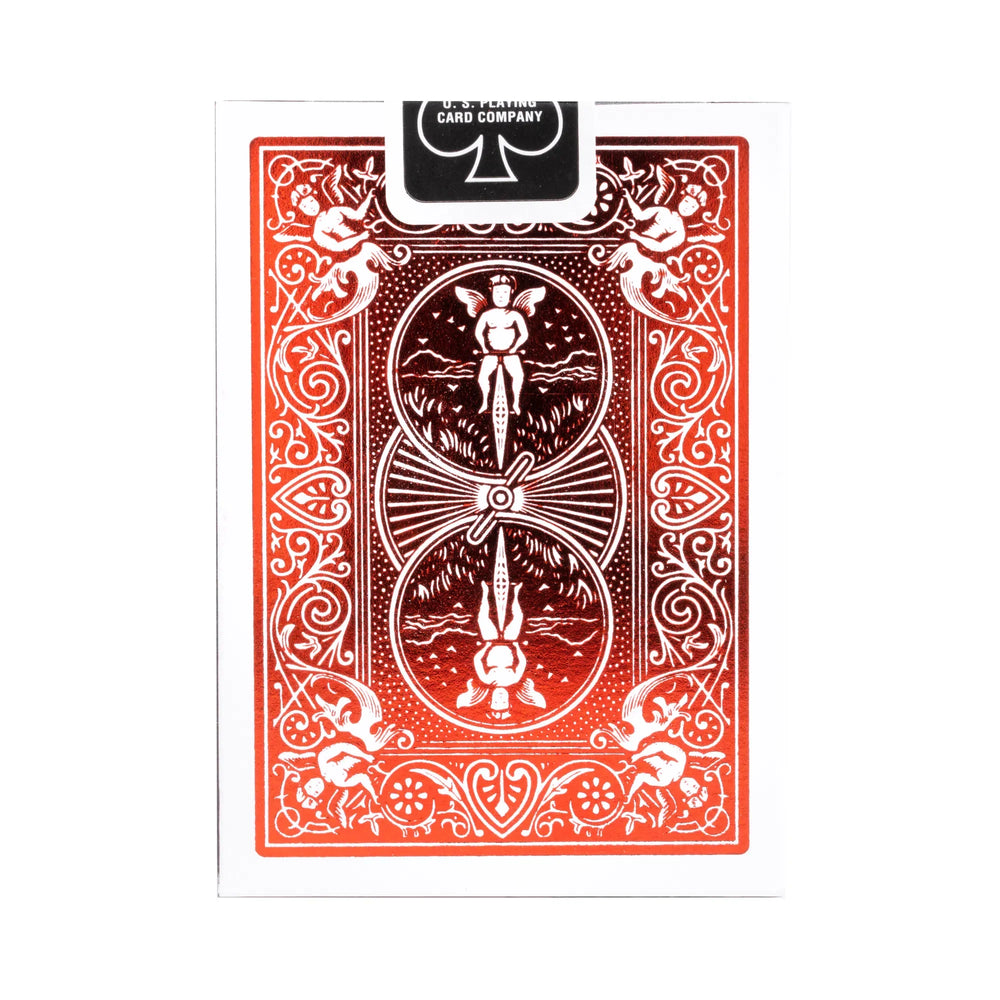 Bicycle Metalluxe Red Foil Back Playing Cards (ONLINE ORDER ONLY)