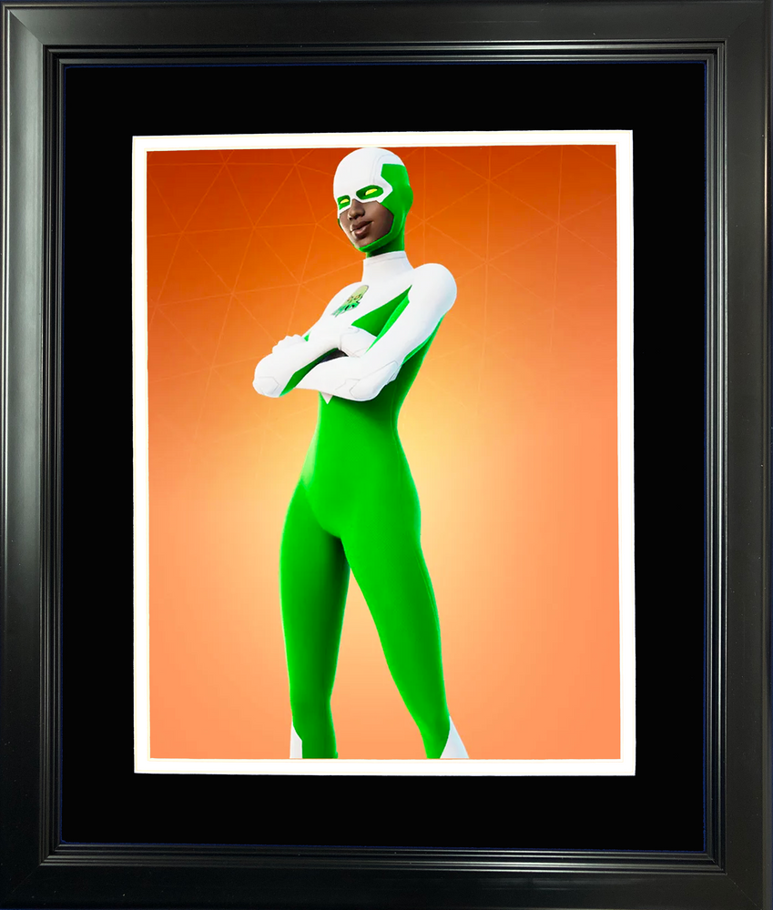 Framed Backlash Legendary Fortnite Skin 11"x14" Video Game Photo (ONLINE ORDER ONLY)