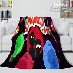 Rick And Morty Blanket Super Soft Flannel Fleece Throw Blanket Sets (Online Order Only)