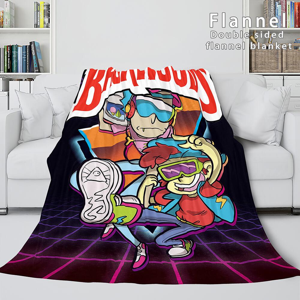 Rick And Morty Super Soft Flannel Fleece Blanket (Online Order Only)