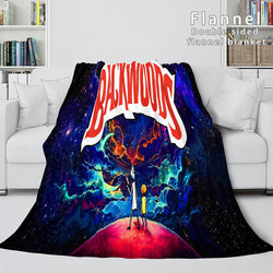 Rick And Morty Super Soft Flannel Fleece Blanket (Online Order Only)
