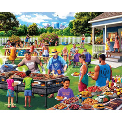 Backyard Barbecue 1000 Piece Jigsaw Puzzle Boardwalk (ONLINE ORDER ONLY)
