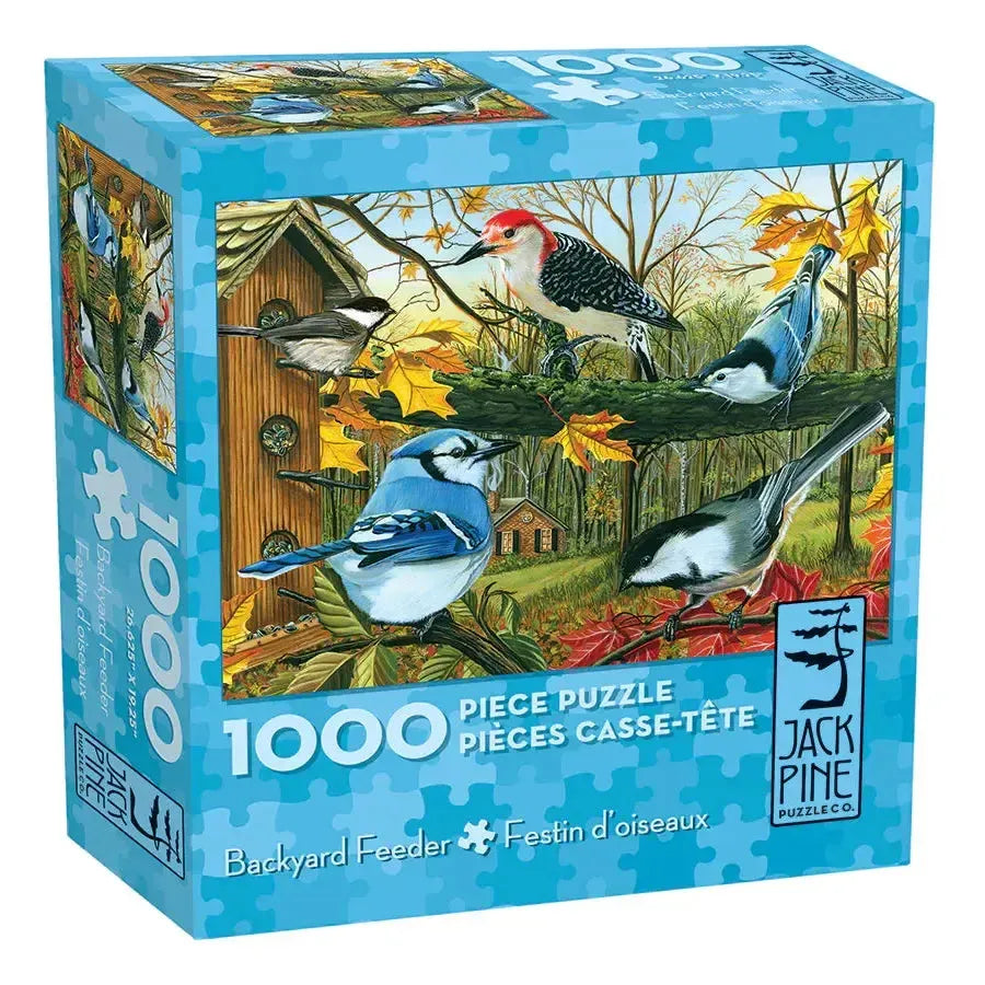 Backyard Feeder 1000 Piece Jigsaw Puzzle Jack Pine (ONLINE ORDER ONLY)