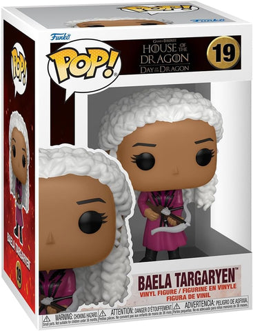 House of the Dragon Baela Targaryen with Crossbow Funko Pop! Vinyl Figure #19 with Funko Protector (Online Order Only)