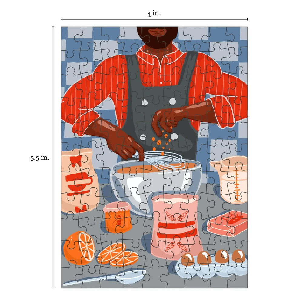 Baking 99 Piece Mini Jigsaw Puzzle Puzzledly