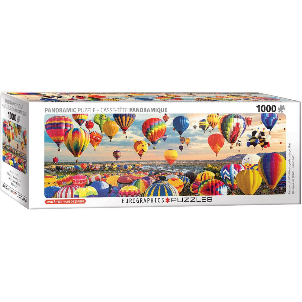 Balloon Lift Off 1000 Piece Panoramic Jigsaw Puzzle Eurographics (ONLINE ORDER ONLY)