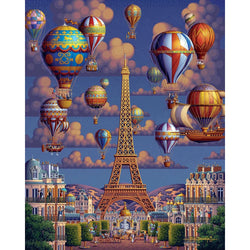 Balloons Over Paris 100 Piece Jigsaw Puzzle Dowdle (ONLINE ORDER ONLY)