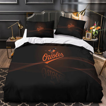 Baltimore Orioles Bedding Set Quilt Cover Without Filler (Online Order Only)