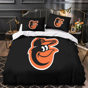 Baltimore Orioles Bedding Set Quilt Cover Without Filler (Online Order Only)