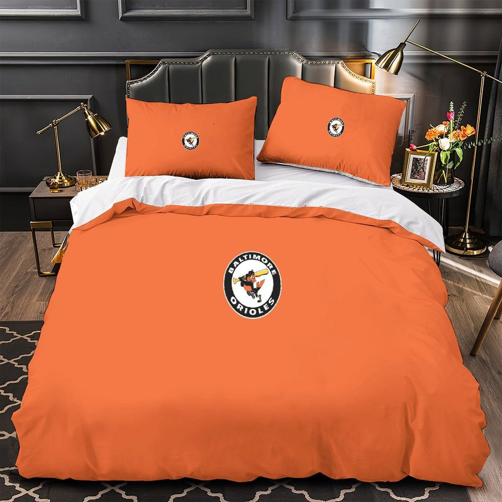 Baltimore Orioles Bedding Set Quilt Cover Without Filler (Online Order Only)