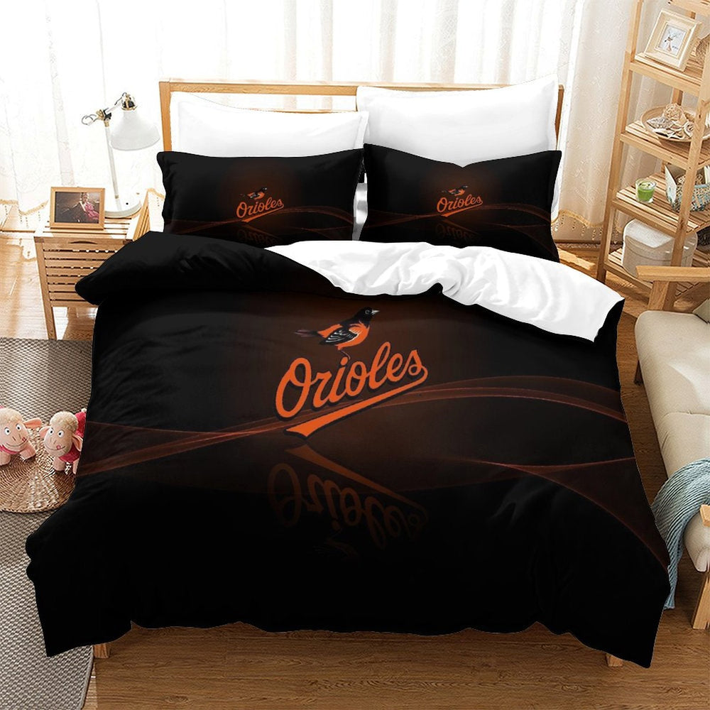 Baltimore Orioles Bedding Set Quilt Cover Without Filler (Online Order Only)