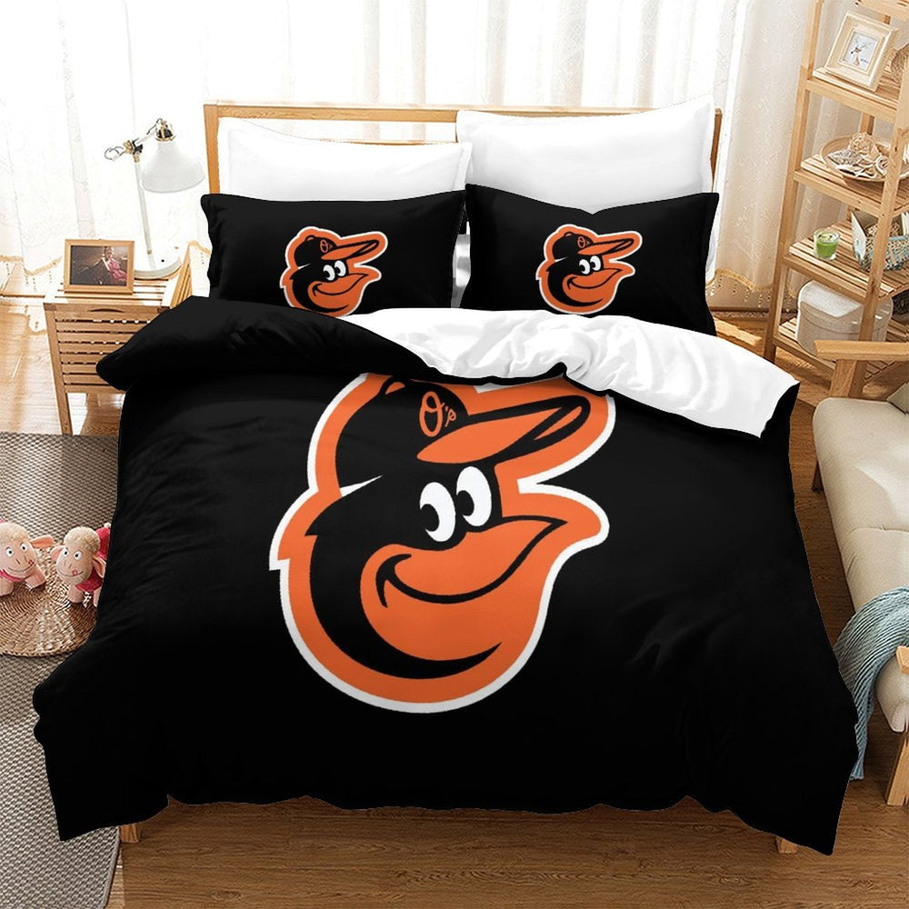 Baltimore Orioles Bedding Set Quilt Cover Without Filler (Online Order Only)