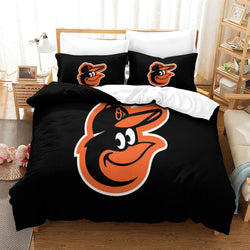 Baltimore Orioles Bedding Set Quilt Cover Without Filler (Online Order Only)