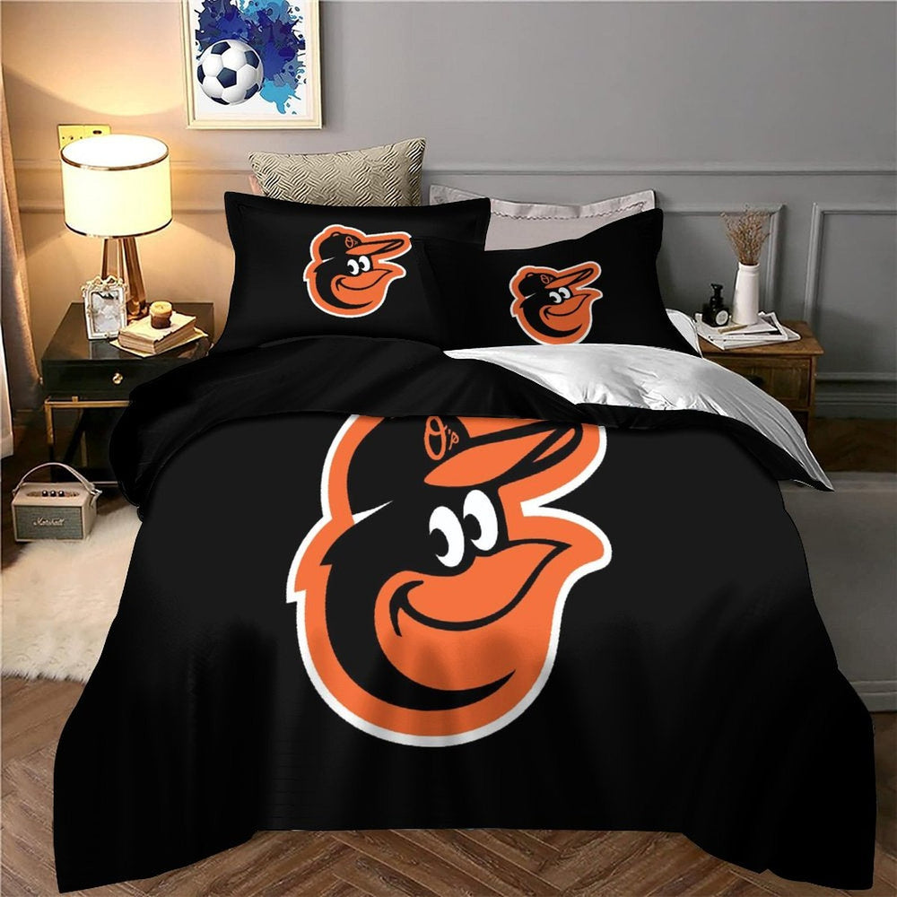 Baltimore Orioles Bedding Set Quilt Cover Without Filler (Online Order Only)