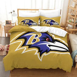 Baltimore Ravens Bedding Set Duvet Cover Without Filler (Online Order Only)