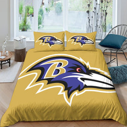 Baltimore Ravens Bedding Set Duvet Cover Without Filler (Online Order Only)