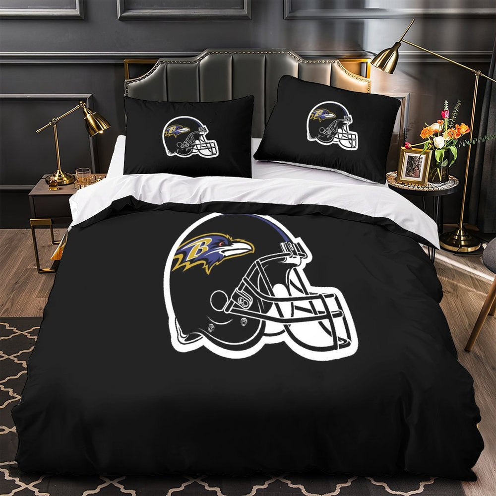 Baltimore Ravens Bedding Set Duvet Cover Without Filler (Online Order Only)