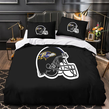 Baltimore Ravens Bedding Set Duvet Cover Without Filler (Online Order Only)