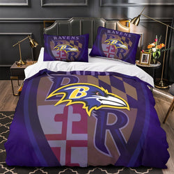 Baltimore Ravens Bedding Set Duvet Cover Without Filler (Online Order Only)