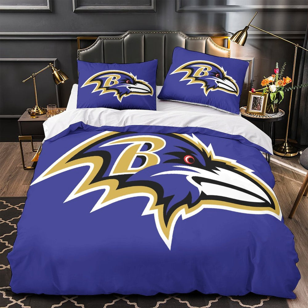 Baltimore Ravens Bedding Set Duvet Cover Without Filler (Online Order Only)