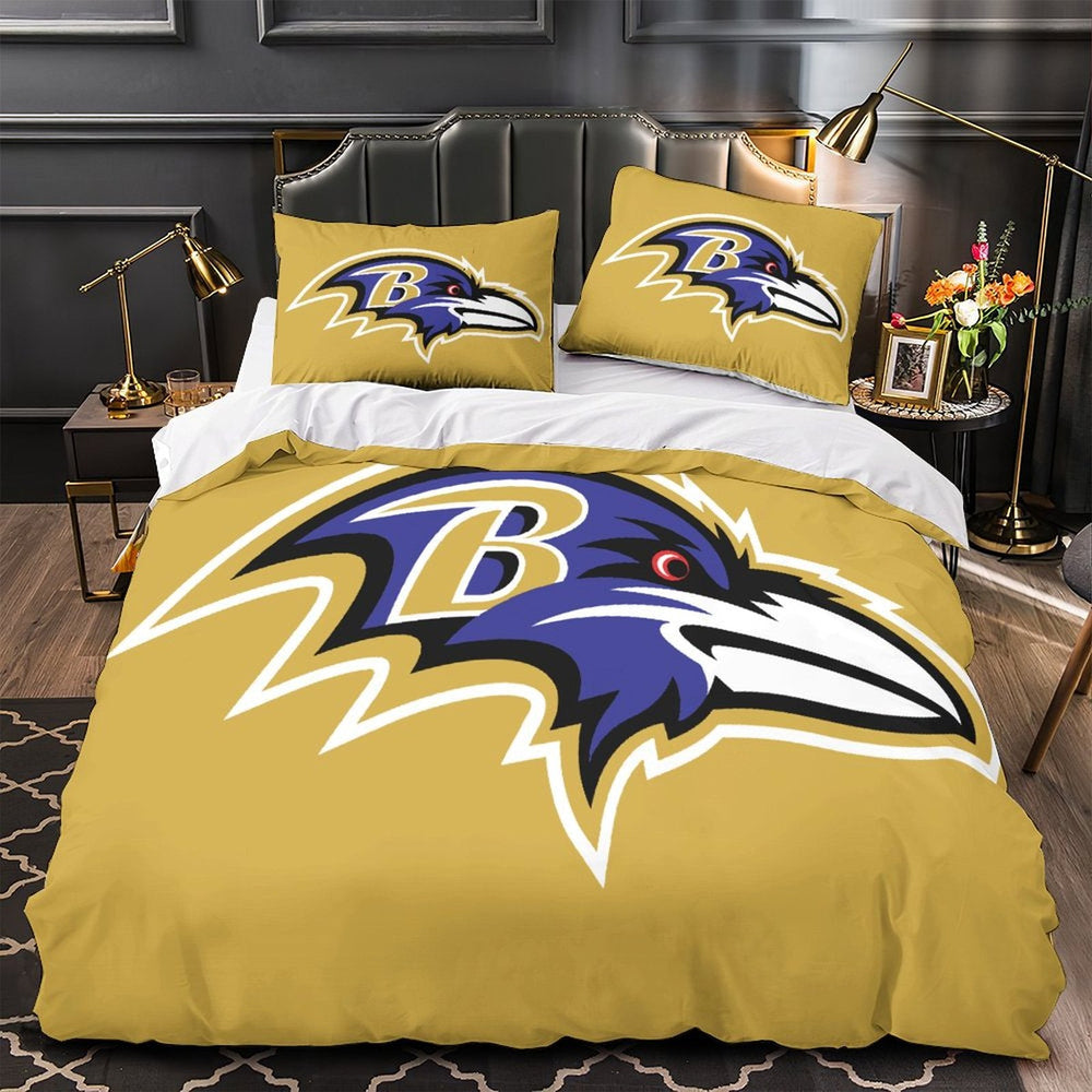 Baltimore Ravens Bedding Set Duvet Cover Without Filler (Online Order Only)
