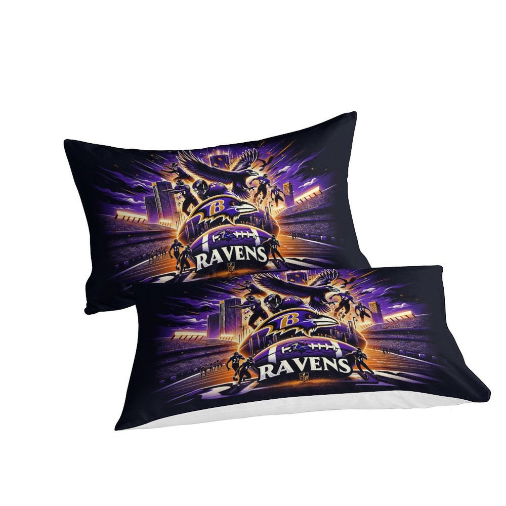 Baltimore Ravens Bedding Set Duvet Cover Without Filler (Online Order Only)