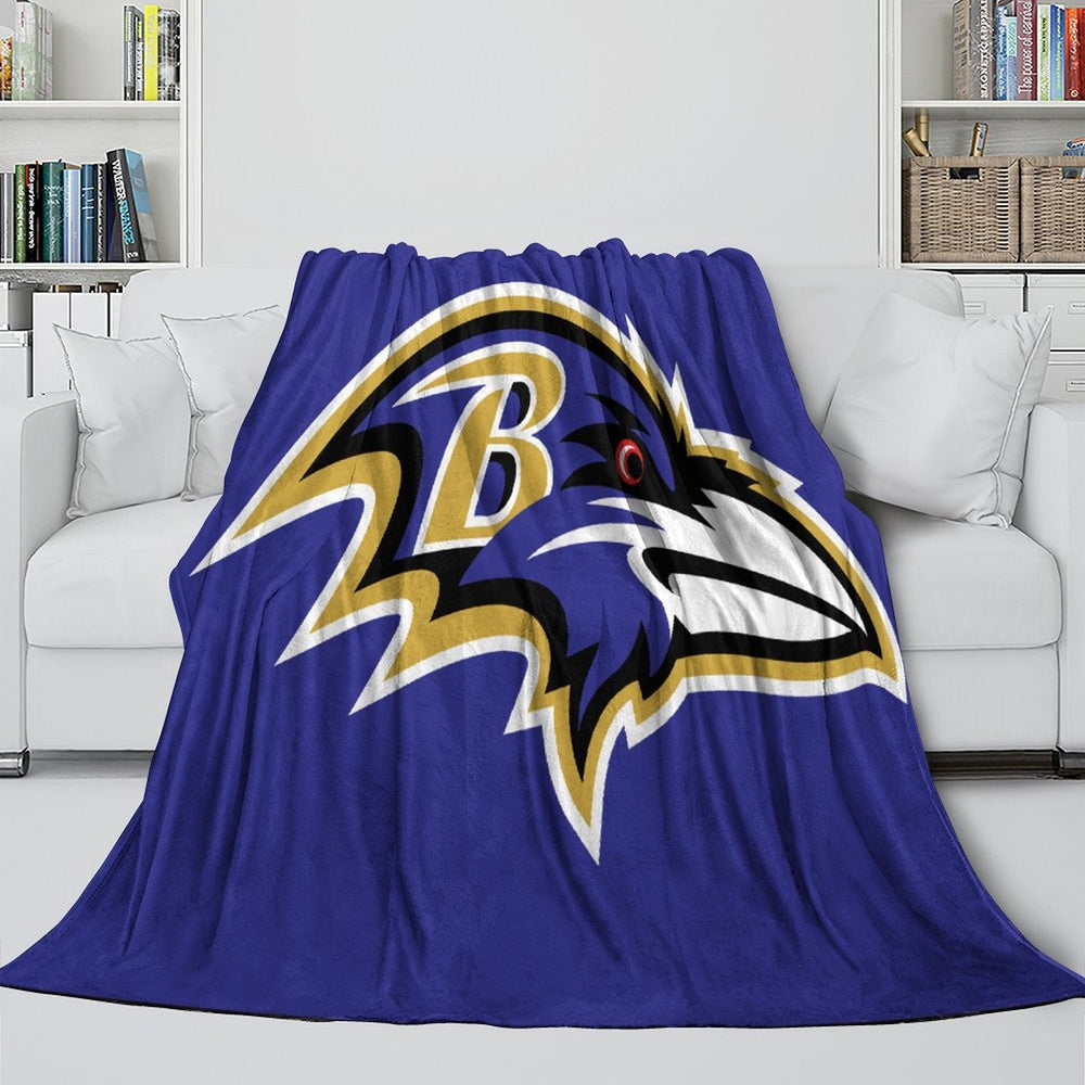 Baltimore Ravens Blanket Flannel Fleece Throw (Online Order Only)