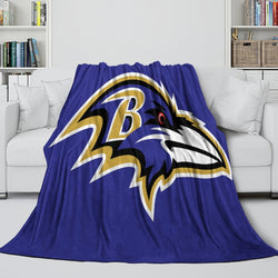 Baltimore Ravens Blanket Flannel Fleece Throw (Online Order Only)