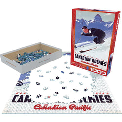 Banff Lake Louise Ski Areas 1000 Piece Jigsaw Puzzle Eurographics (ONLINE ORDER ONLY)