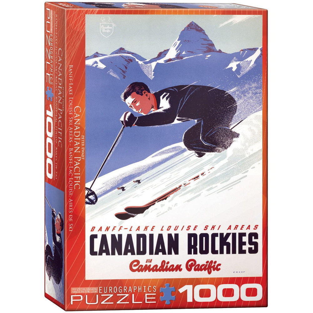 Banff Lake Louise Ski Areas 1000 Piece Jigsaw Puzzle Eurographics (ONLINE ORDER ONLY)