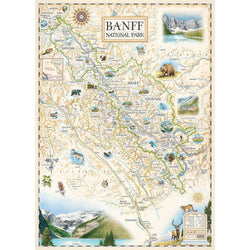 Banff National Park 1000 Piece Jigsaw Puzzle Xplorer Maps (ONLINE ORDER ONLY)