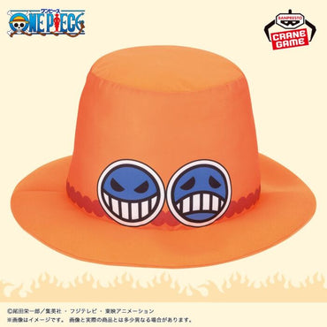 ONE PIECE Large Ace's Plush Hat by Banpresto 19.3" (Online Order Only)