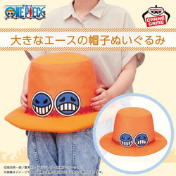 ONE PIECE Large Ace's Plush Hat by Banpresto 19.3" (Online Order Only)