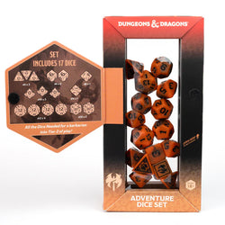D&D Adventure Dice: Barbarian (Orange) (ONLINE ORDER ONLY)