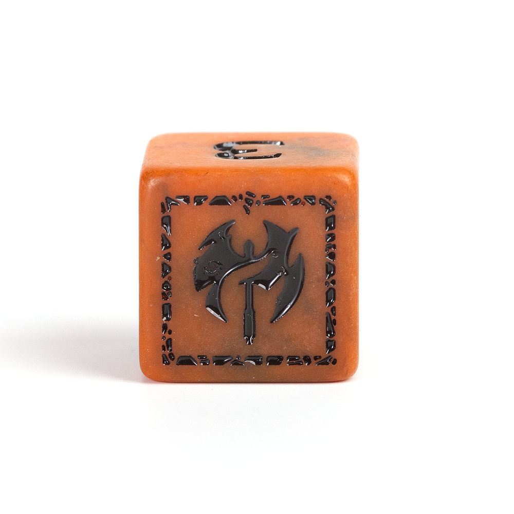 D&D Adventure Dice Set - Barbarian Edition | Orange 15pc Collection (ONLINE ORDER ONLY)