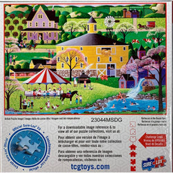 Barbecue at the Round Barn Americana 500 Piece Jigsaw Puzzle Sure Lox (ONLINE ORDER ONLY)