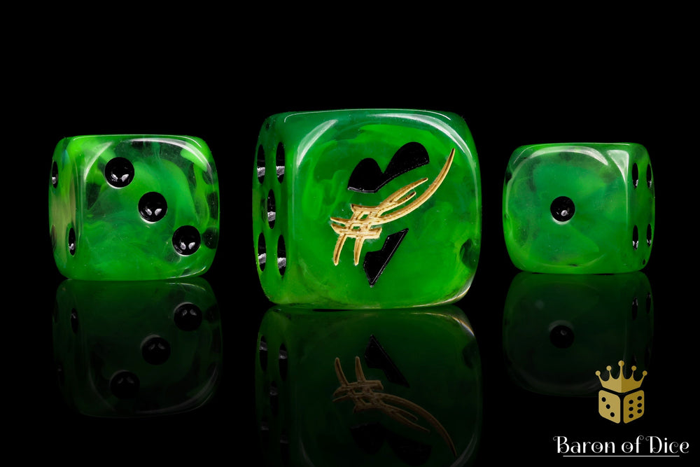 Barbed Heart Dice (ONLINE ORDER ONLY)