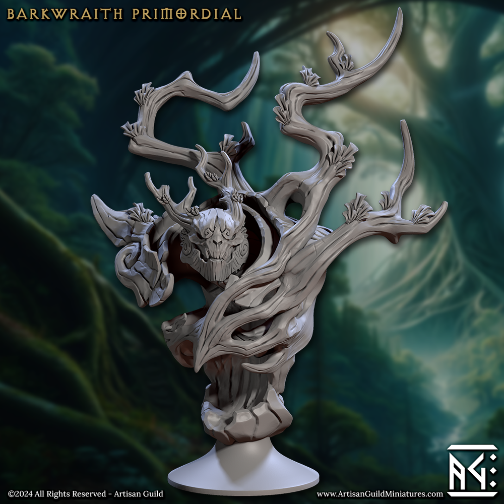 3D Printed Artisan Guild Barkwraith Spriggans Busts 28mm 32mm (Online Only)