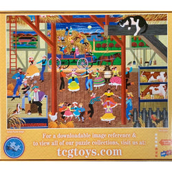 Barn Dance Art Gallery 300 Piece Jigsaw Puzzle Sure Lox (ONLINE ORDER ONLY)