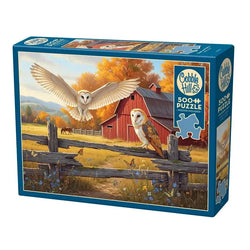 Barn & Owls 500 Piece Jigsaw Puzzle Cobble Hill
