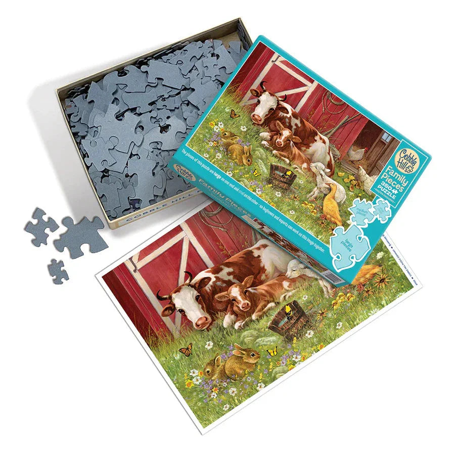 Barnyard Babies 350 Piece Family Jigsaw Puzzle Cobble Hill (ONLINE ORDER ONLY)