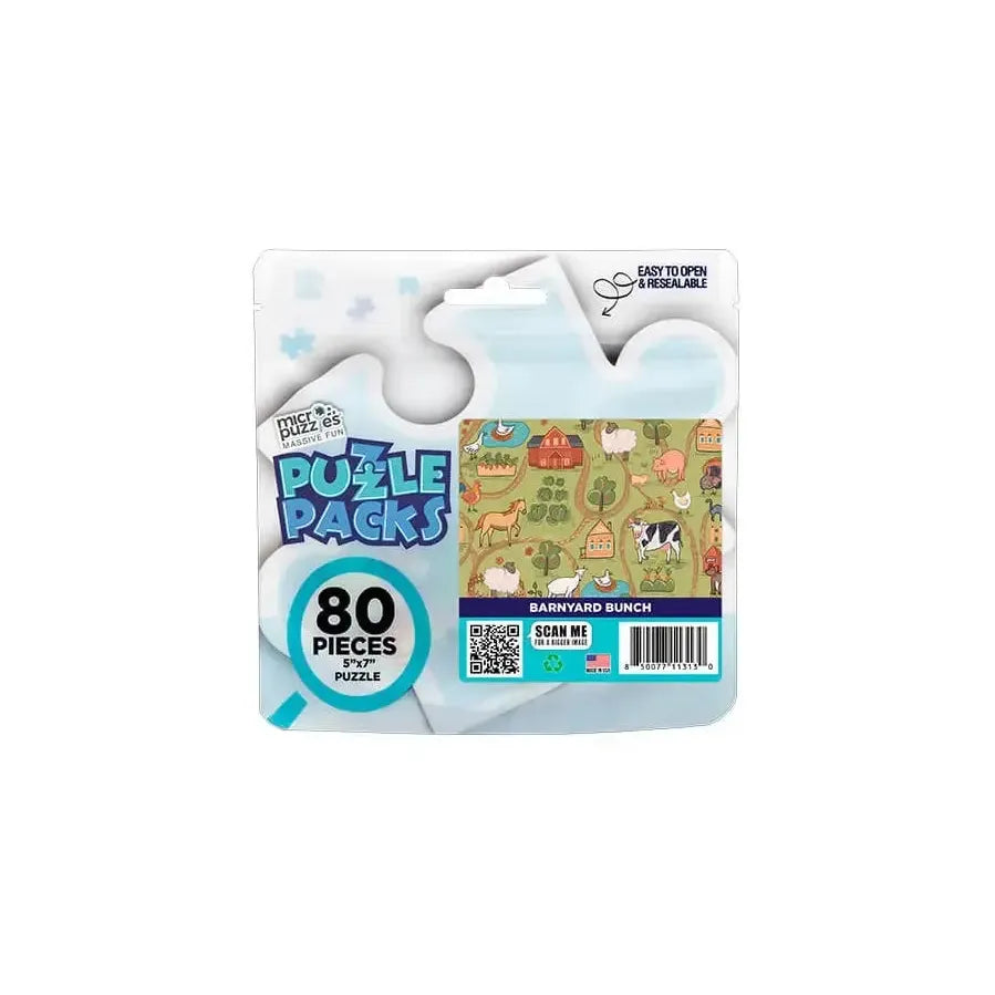 Barnyard Bunch 80 Piece Mini Jigsaw Puzzle Micro Puzzles (ONLINE ORDER ONLY)