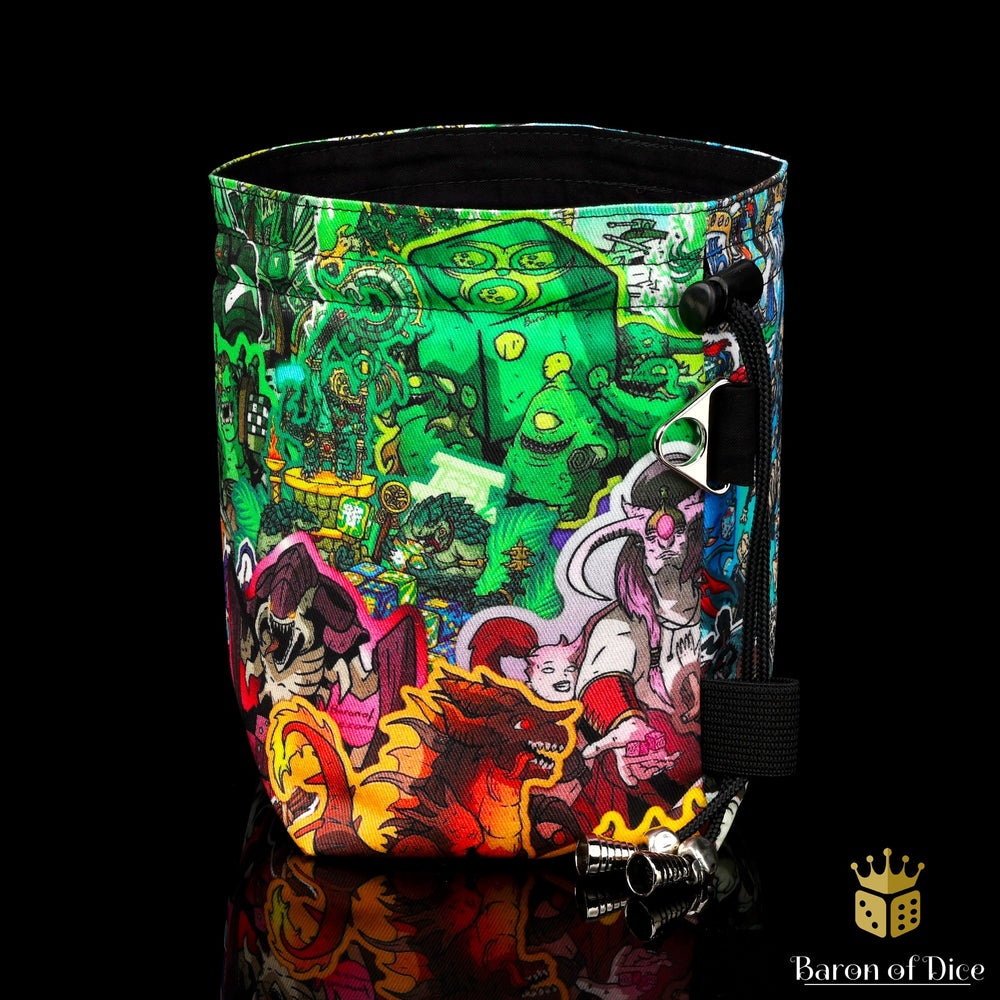 Baron Collage - Dice Bag (ONLINE ORDER ONLY)